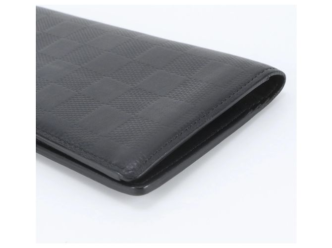 Louis Vuitton Damier Infini Portefeuille Brazza Long Wallet Negro - vista 3