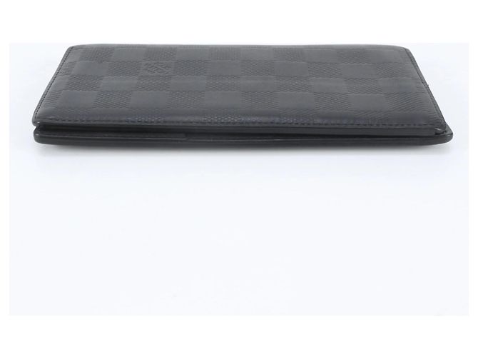 Louis Vuitton Damier Infini Portefeuille Brazza Long Wallet Negro - vista 4