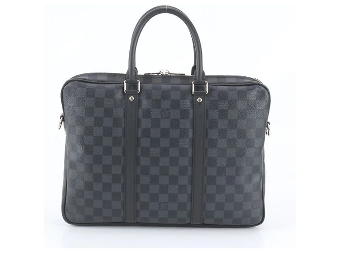 Sacoche Louis Vuitton Damier Graphite Noir - vue 3
