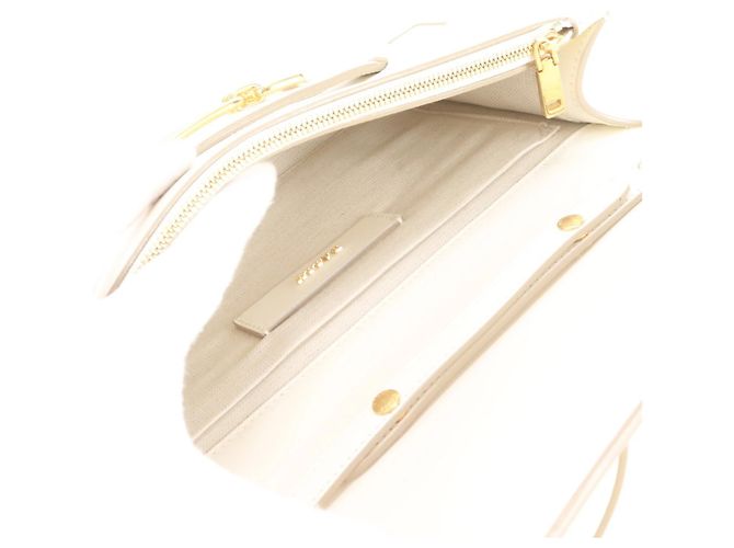 Borsa a tracolla con catena 2-Way in pelle Bally Crudo - vista 7