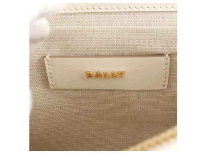 Borsa a tracolla con catena 2-Way in pelle Bally Crudo - vista 8