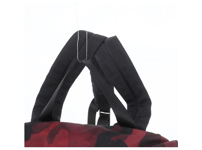 Prada Tessuto Nylon Camouflage Backpack Red - view 2