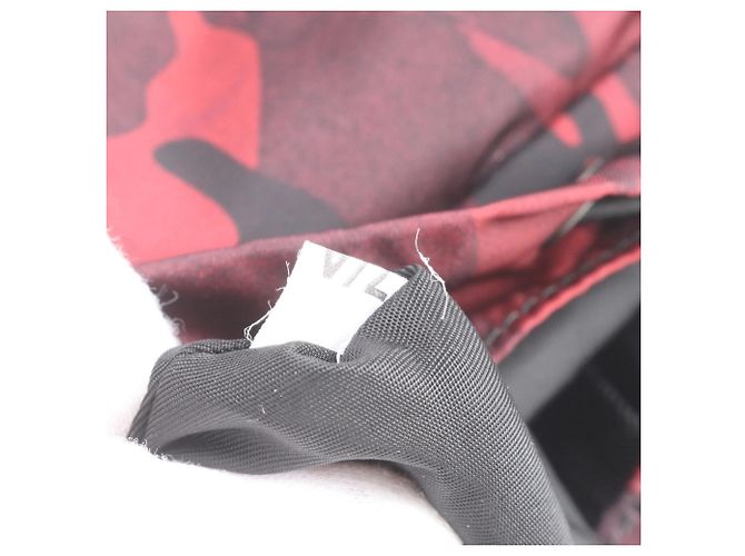Prada Tessuto Nylon Camouflage Backpack Red - view 9