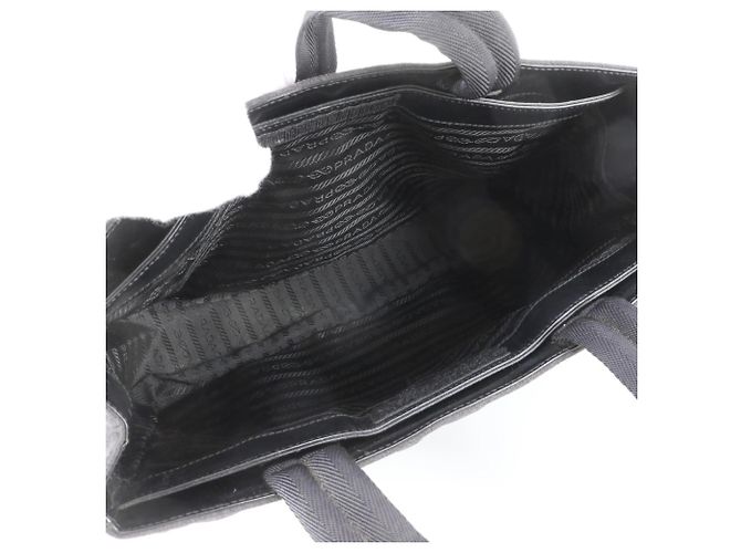 Autre Marque Borsa Tote Pradasports Gray Marrone - vista 7