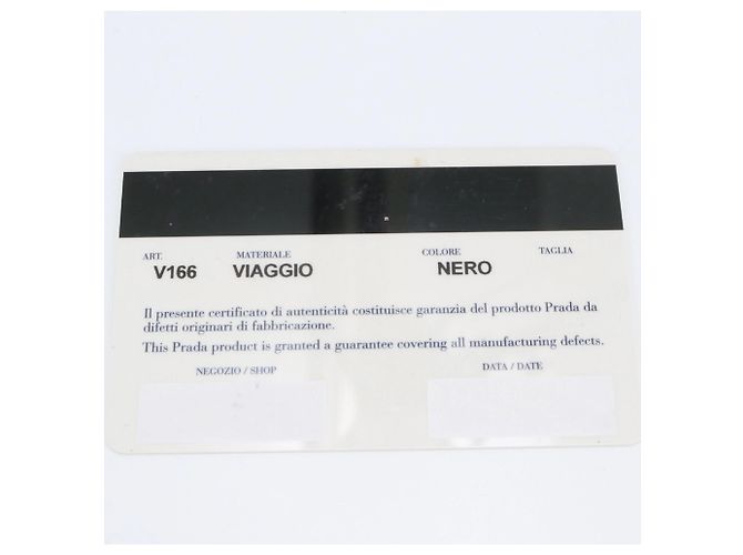 Borsa a tracolla Prada Tessuto Nylon Triangle Logo V166 Nero - vista 10