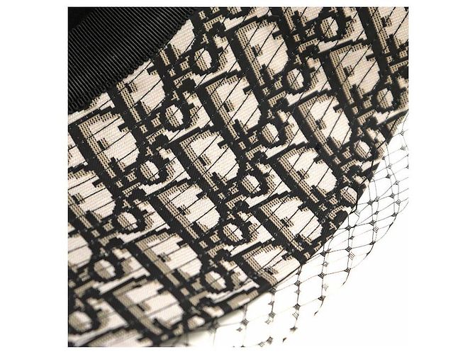 Christian Dior Teddy-D Dior Oblique Hut aus hochdichtem Weather Cloth Schwarz - Ansicht 11