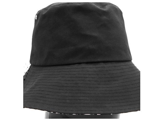 Christian Dior Teddy-D Dior Oblique Hut aus hochdichtem Weather Cloth Schwarz - Ansicht 3