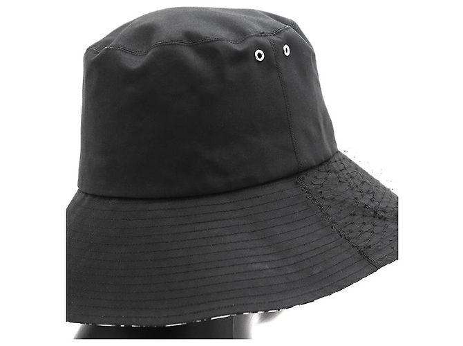 Christian Dior Teddy-D Dior Oblique Hut aus hochdichtem Weather Cloth Schwarz - Ansicht 5