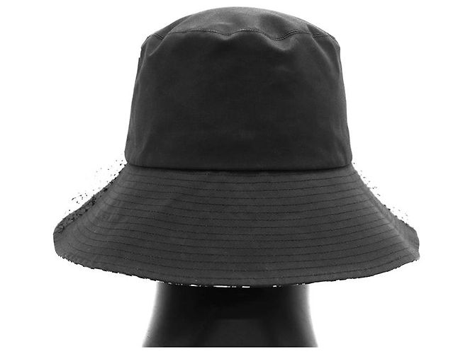Christian Dior Teddy-D Dior Oblique Hut aus hochdichtem Weather Cloth Schwarz - Ansicht 6