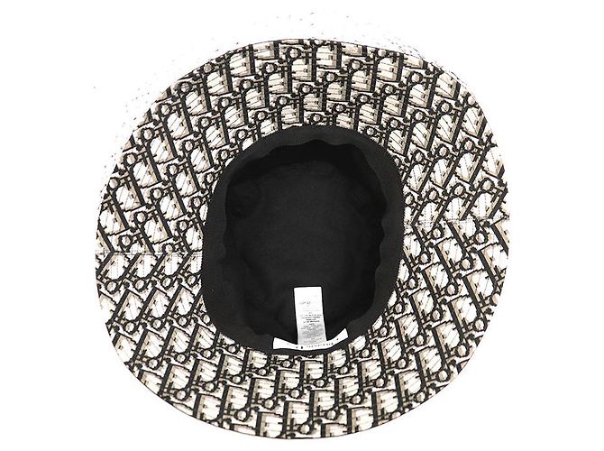 Christian Dior Teddy-D Dior Oblique Hut aus hochdichtem Weather Cloth Schwarz - Ansicht 8