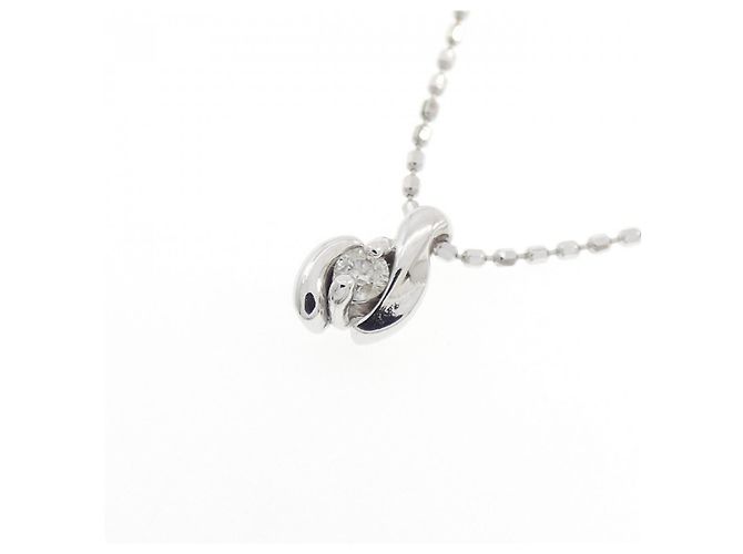 Autre Marque Collier en diamant Au750 Argenté - vue 3