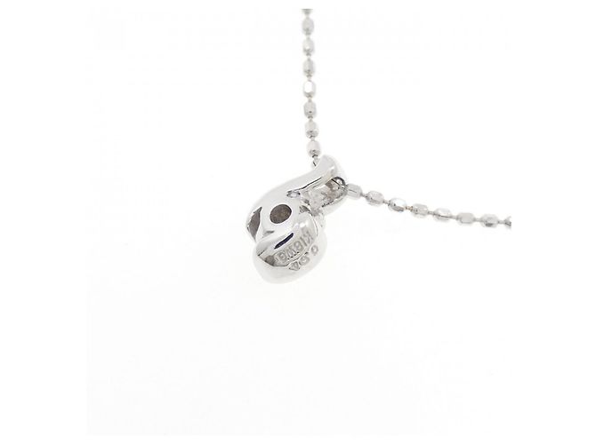 Autre Marque Collier en diamant Au750 Argenté - vue 4