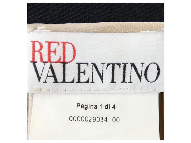 Falda RED VALENTINO Negra Rosa Negro - vista 5