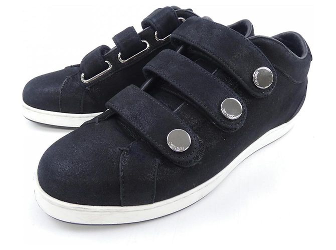 Sneakers Jimmy Choo in pelle nera Nero - vista 3