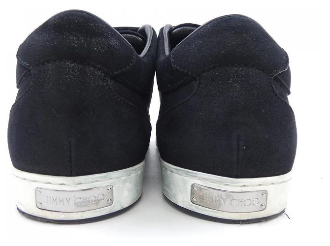 Sneakers Jimmy Choo in pelle nera Nero - vista 5