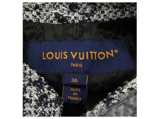 Louis Vuitton Wollmantel Blau - Ansicht 4