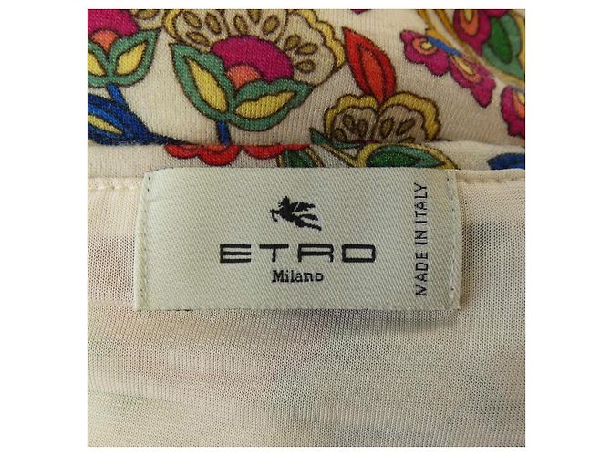 Vestido Etro Roja Beige Amarillo - vista 5