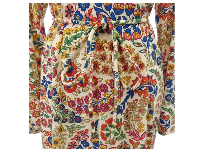 Vestido Etro Roja Beige Amarillo - vista 8