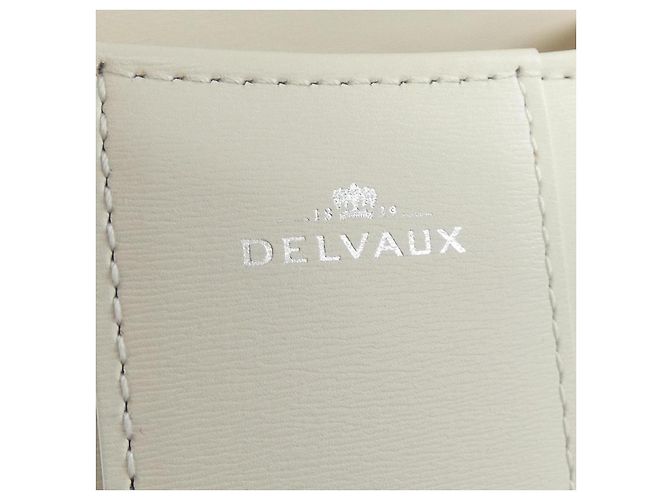 Bolsa Delvaux Brillant em couro de bezerro box Bege - vista 5