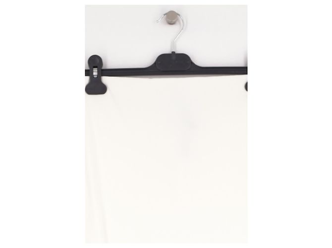 Autre Marque Saia longa branca de viscose ANEMOS Branco - vista 2