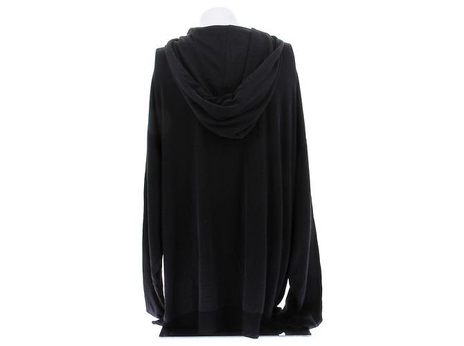 Acne Gilet noir brodé à boutons rouges Black - view 2