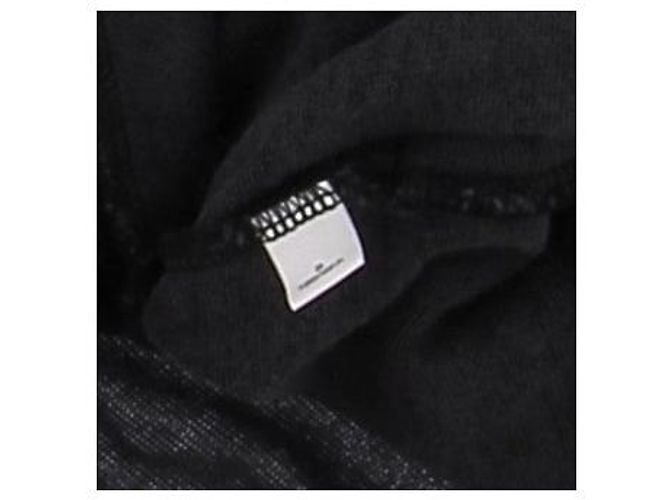 Acne Gilet noir brodé à boutons rouges Black - view 6