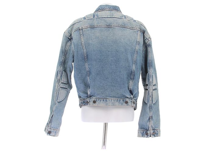 Autre Marque BOSS Jeansjacke Blau Baumwolle Größe M - Ansicht 2