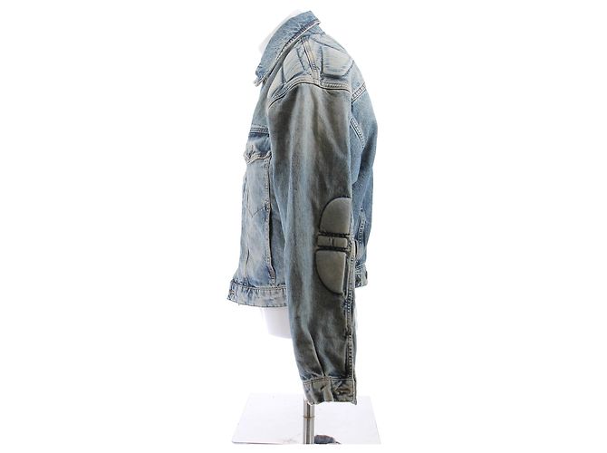 Autre Marque BOSS Jeansjacke Blau Baumwolle Größe M - Ansicht 4