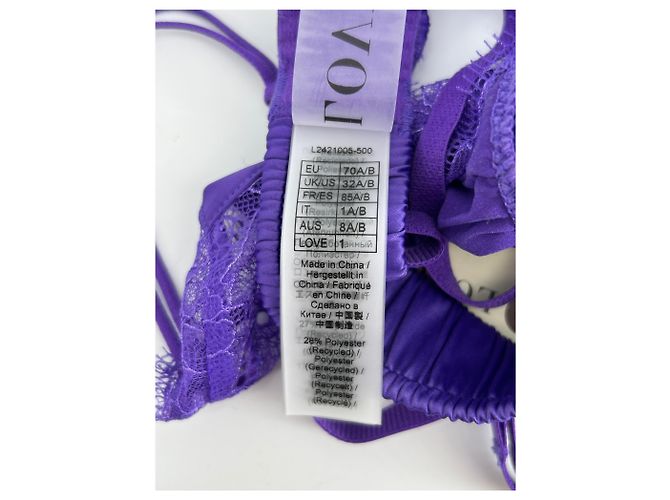 Autre Marque Reggiseno viola LOVE STORIES Porpora - vista 6