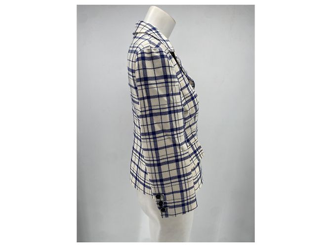 Dior White Wool Jacket Size 36 - view 9