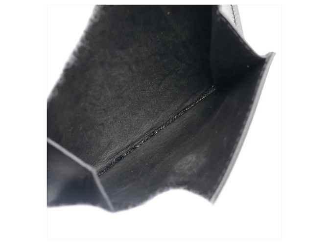 Céline Carteira bi-fold em couro Celine em Black Preto - vista 7