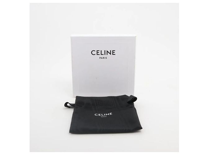 Céline Carteira bi-fold em couro Celine em Black Preto - vista 9