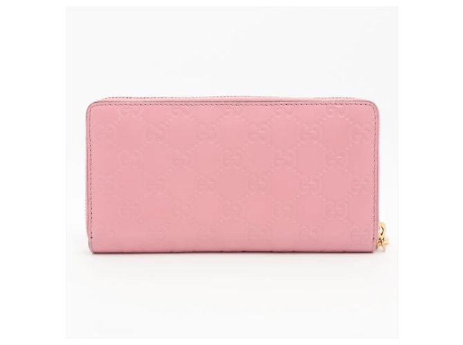 Gucci Guccissima Langbeutel aus rosa Leder Pink - Ansicht 2