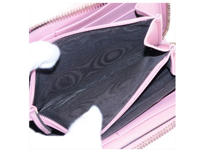Gucci Guccissima Langbeutel aus rosa Leder Pink - Ansicht 7
