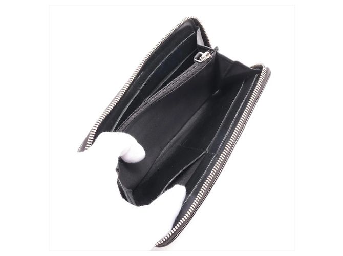 Timeless Chanel Matelassé Leather Long Wallet Black - view 5