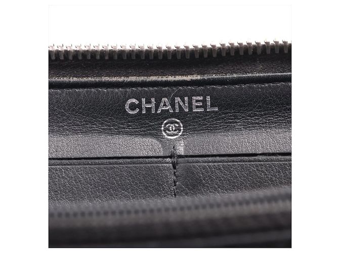 Timeless Chanel Matelassé Leather Long Wallet Black - view 7