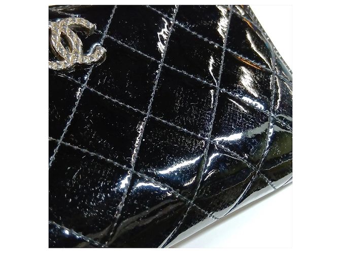 Timeless Chanel Matelassé Leather Long Wallet Black - view 8