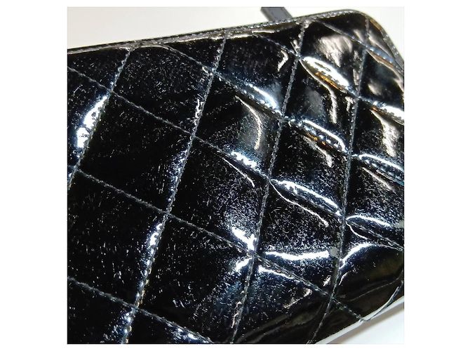 Timeless Chanel Matelassé Leather Long Wallet Black - view 9