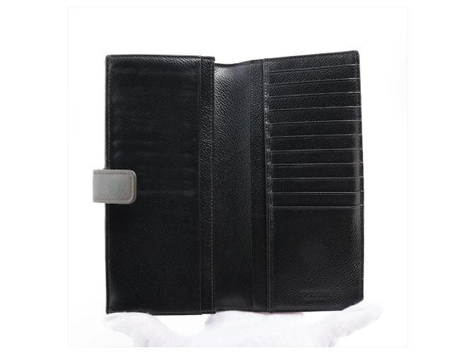 Cartera bi-fold de piel Prada Castaño - vista 3