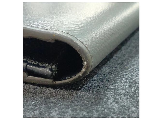 Cartera bi-fold de piel Prada Castaño - vista 8