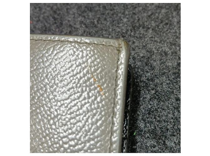 Cartera bi-fold de piel Prada Castaño - vista 9