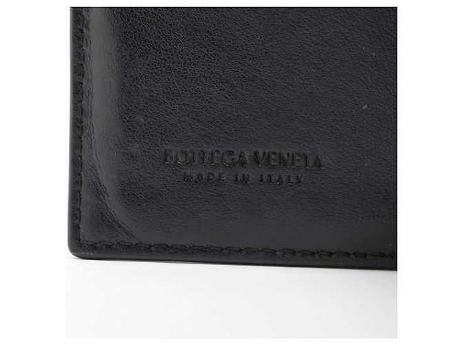 Bottega Veneta Cassette Small Leder Bi-fold Geldbörse Schwarz - Ansicht 6