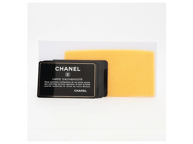 Chanel Camellia Bi-fold langes Portemonnaie aus Lammleder Schwarz - Ansicht 10