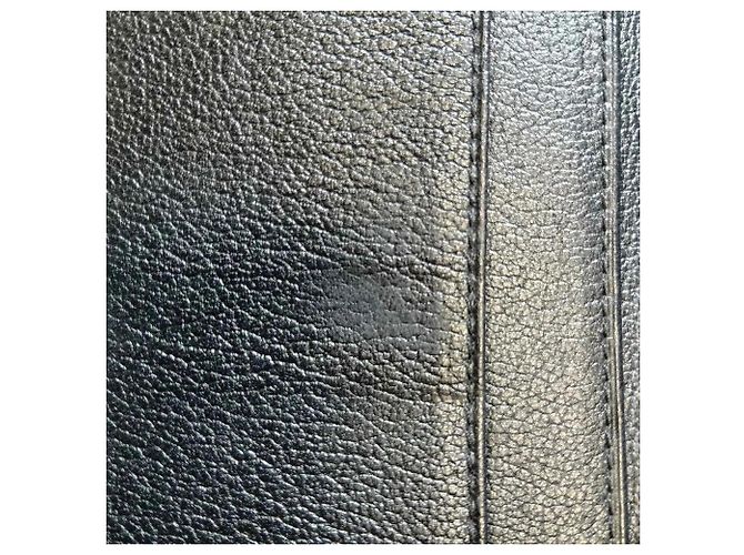 Chanel Camellia Bi-fold langes Portemonnaie aus Lammleder Schwarz - Ansicht 12