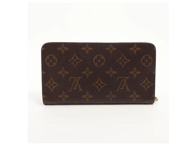 Louis Vuitton Monogram Porte Monnaie Zip Long Wallet Marrom - vista 2