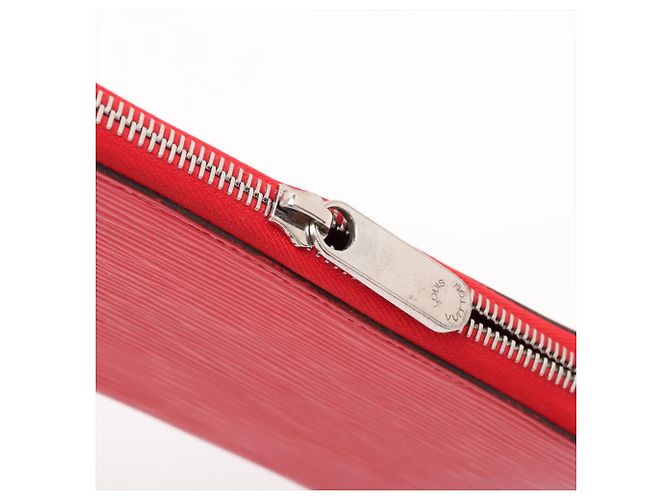 Cartera Louis Vuitton Epi Zippy Roja - vista 11