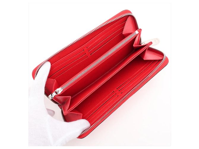 Cartera Louis Vuitton Epi Zippy Roja - vista 3