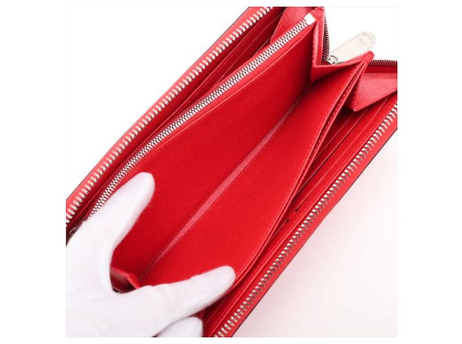 Cartera Louis Vuitton Epi Zippy Roja - vista 5