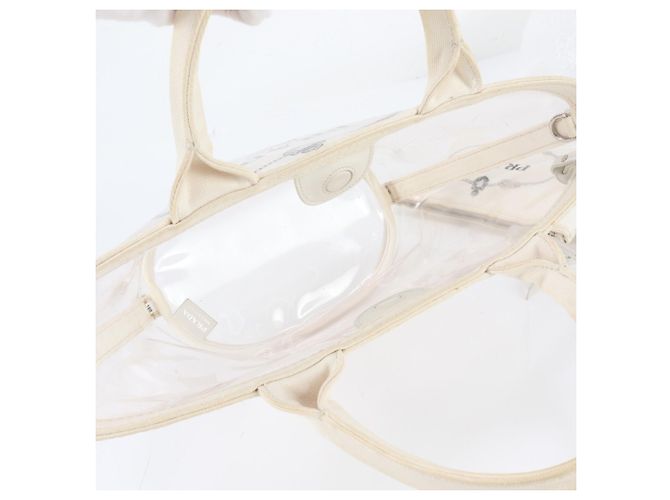 Tote Sac cabas Prada Canapa Plex Clear - vue 7