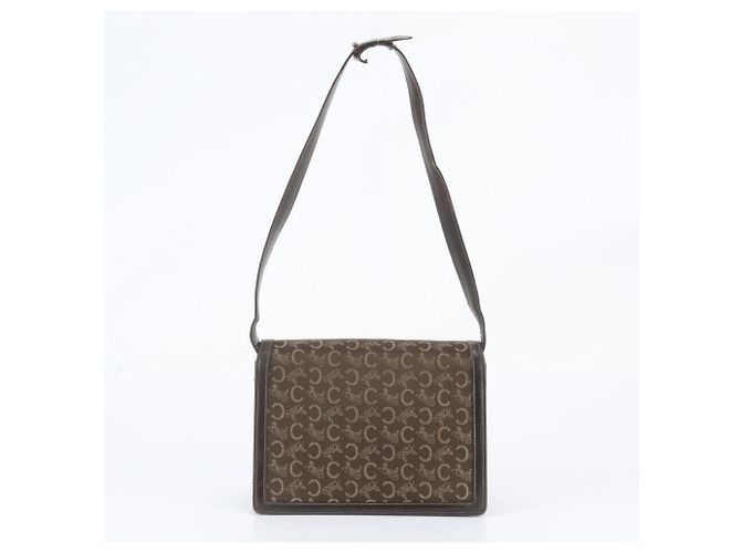Céline Celine Sulky Carriage Hardware Bolsa de Ombro/Bolsa de Mão 2-Way Marrom - vista 4